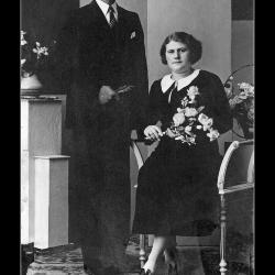 Huwelijk Roger Wulbrecht - Godelieve Vantieghem, Ingelmunster, 1939