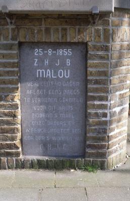 Sokkel kruisbeeld Brugsesteenweg, 1997