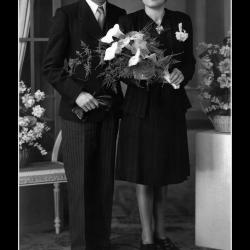 Huwelijk Gerard D'Haese - Elisabeth Van Haverbeke, Ingelmunster, 1943