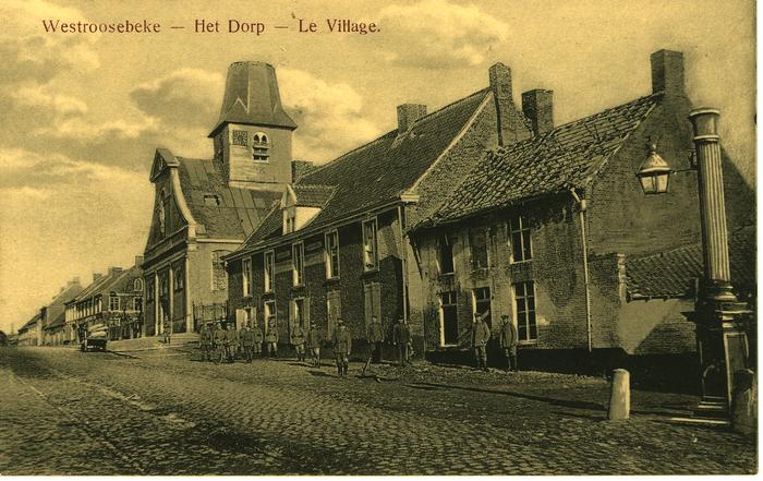 Pentekening Westrozebeke Dorp