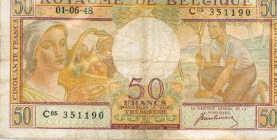 Oud geld type 1948, 50BFR
