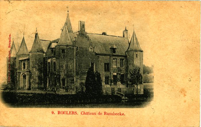 Prentkaart kasteel Sterrebos, Roeselare-Rumbeke