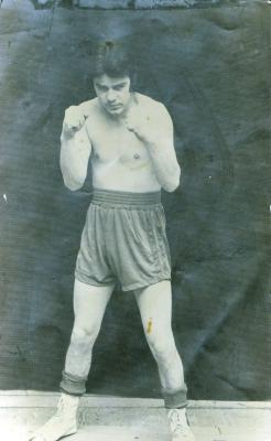 Franky Vanackere als bokser, 1974 