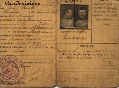 Paspoort Jules Vanderiviere