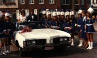 Huwelijk majorette M Christine Haelewijn, Gits, 6 september 1975