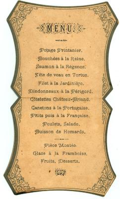 Franstalige menukaart (2)
