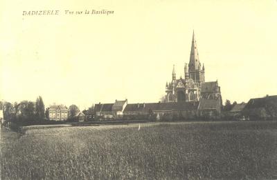 Zicht op kerk, Dadizele