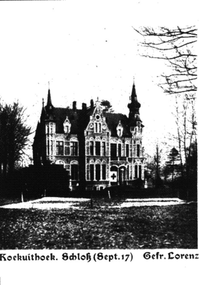 Kasteel, Koekuit, Moorslede, 1917