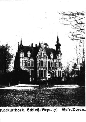 Kasteel, Koekuit, Moorslede, 1917