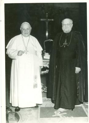 Monseigneur Buyse bij Paus