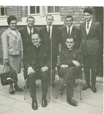 Nieuwe leerkrachten VTI, Roeselare, 1964