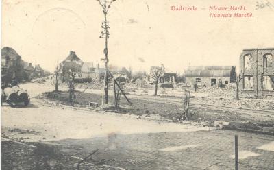 Nieuwe Markt Dadizele in puin