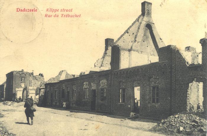 Verwoeste huizen, Klippestraat Dadizele