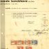 Factuur van p.v.b.a. meubeleering vande Kerckhove, Roeselare, 1946