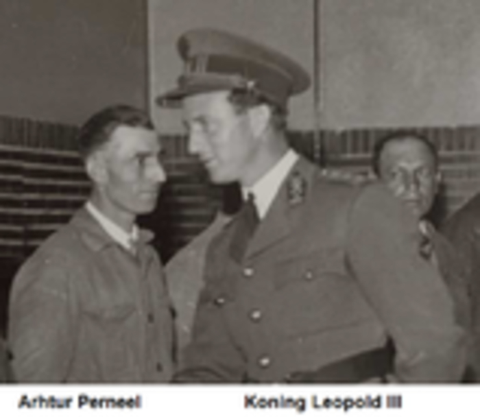 Eerste generatie Arthur Perneel en Maria Lauwers, elektrozaak Pernelec, Emelgem