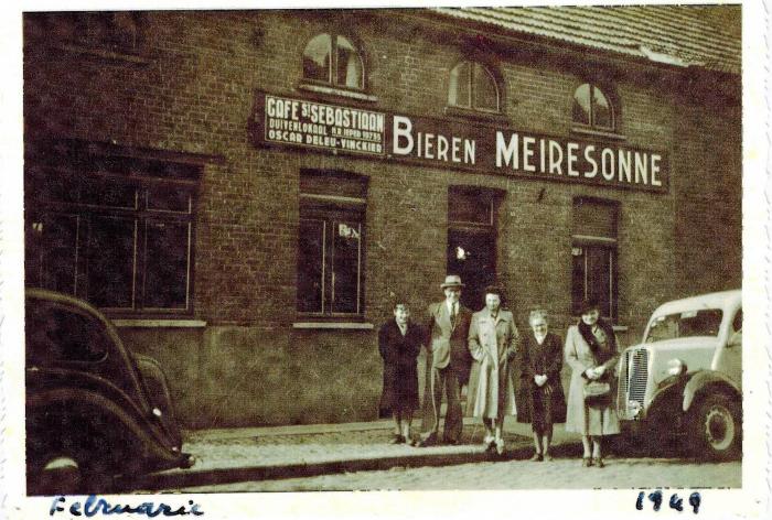 Eerste generatie Gerard Degandt en Irene Decoene, wasbedrijf Sint-Jan, Staden