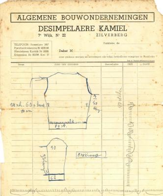 Briefhoofding Algemene Bouwondernemingen Desimpelaere Kamiel, Rumbeke