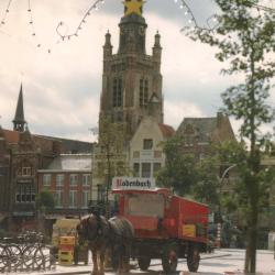 Kaart met nieuwjaarswensen van Brouwerij Rodenbach, Roeselare, 1984