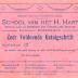 Getuigschrift School van het H.Hart, Roeselare,1933