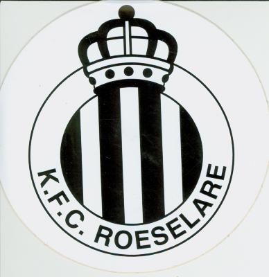 Sticker voetbalploeg K.F.C., Roeselare