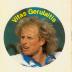 Stickers met foto van tennisspeler Vitas Gerulaitis met Roeselaarse sponsor