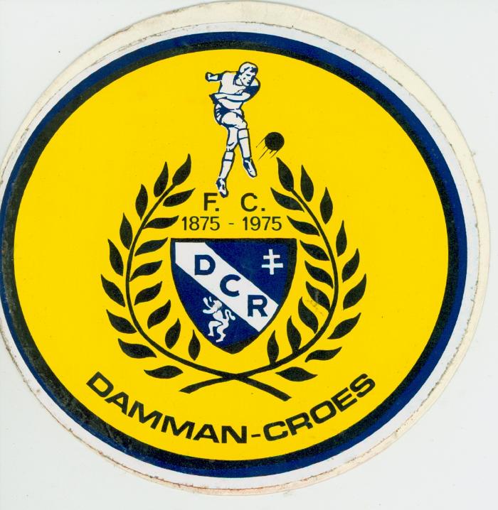 Sticker voetbalploeg F.C. DCR, Roeselare