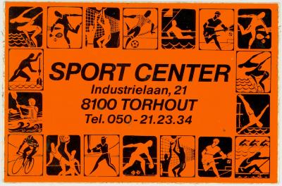 Sticker Sport Center, Torhout.

