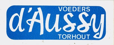 Sticker Voerders d'Aussy, Torhout.
