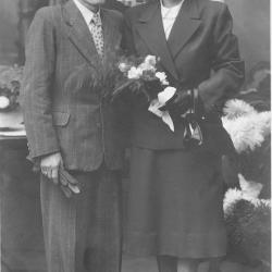 Huwelijksfoto Arthur Coppens en Antoinette Verlinde