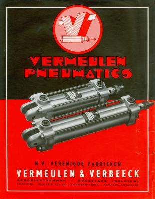 Reclameblad Vermeulen Pneumatics, Roeselare.