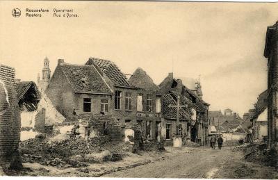 Huizen in puin