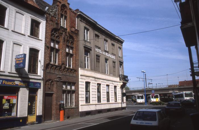 Straatzicht Hendrik Consciencestraat en Bourgondisch Hof, 1997