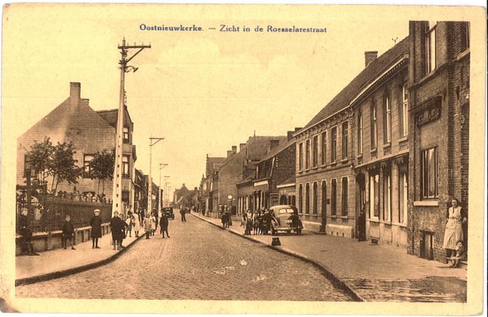 Oostnieuwkerke. - Zicht in de Roeselarestraat