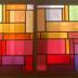 Rechthoekig geometrisch glasraam