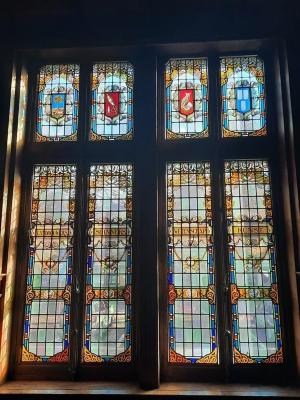 Veertiendeling glasraam, stadhuis Izegem