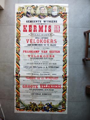 Affiche kermis Wingene, 1910