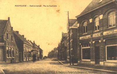 Dadizeelestraat Moorslede, 1927