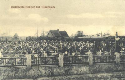 Regimentskerkhof Duitse soldaten te Moorslede, 1914-1918
