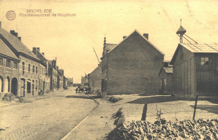 Noodkerk in Rousselaerestraat te Moorslede