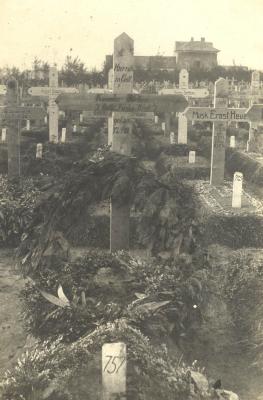 Oorlogsgraven Duitse soldaten in Moorslede, 1914-1918