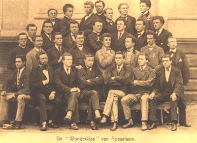 'Wonderklas' Klein Seminarie Roeselare, 1876