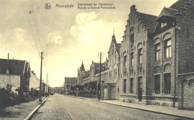 Statiestraat en kostschool, Moorslede