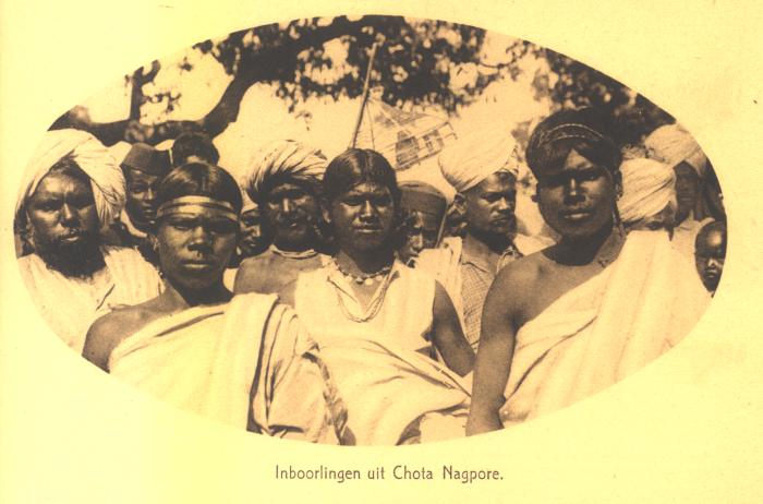 Inboorlingen uit Chota Nagpore (India)