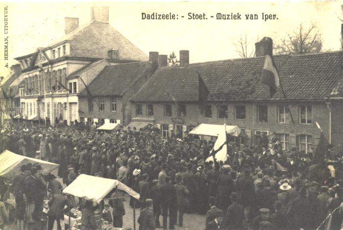 Processie in Dadizele, 1902