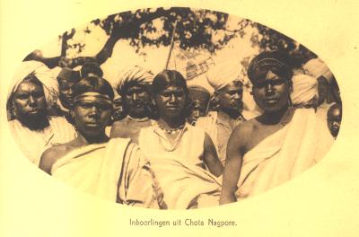 Inboorlingen uit Chota Nagpore (India)