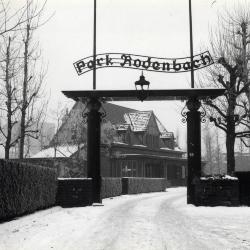 Park Rodenbach in de sneeuw, jaren 1960