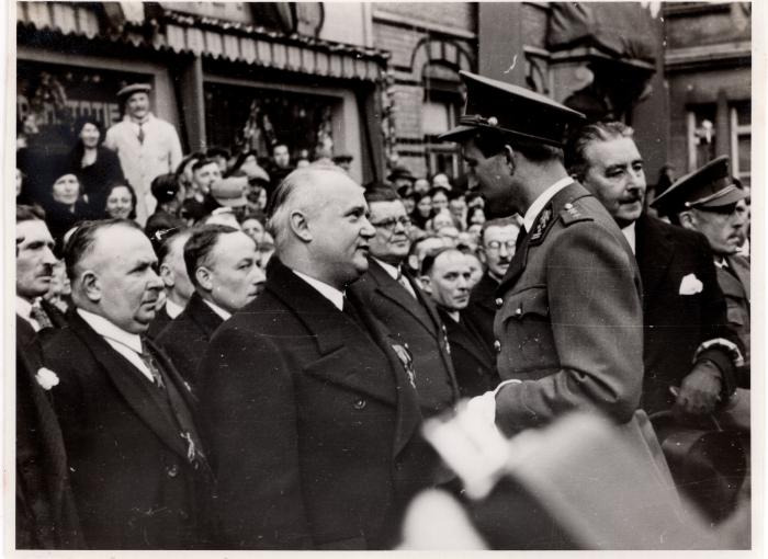 Bezoek van Z.M. Koning Leopold III, Tielt 30 oktober 1937
