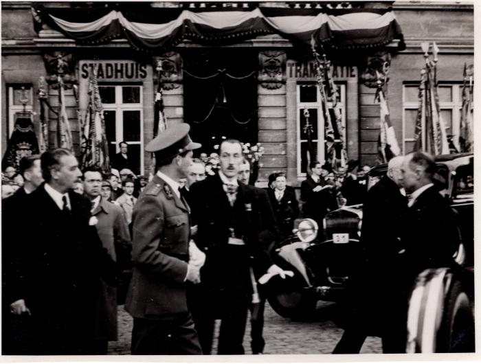 Bezoek van Z.M. Koning Leopold III, Tielt 30 oktober 1937