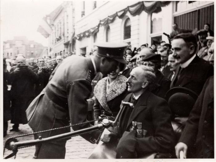 Bezoek van Z.M. Koning Leopold III, Tielt 30 oktober 1937