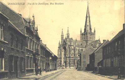 Dadizeele Vue de la Basilique, Rue Becelare